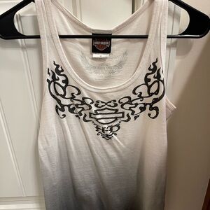vintage bedazzled harley davidson tank top